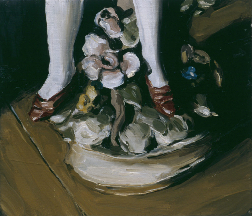 Michaël Borremans, The Fruitbasket, 1999, oil on canvas, 42 x 50 cm
&nbsp;

