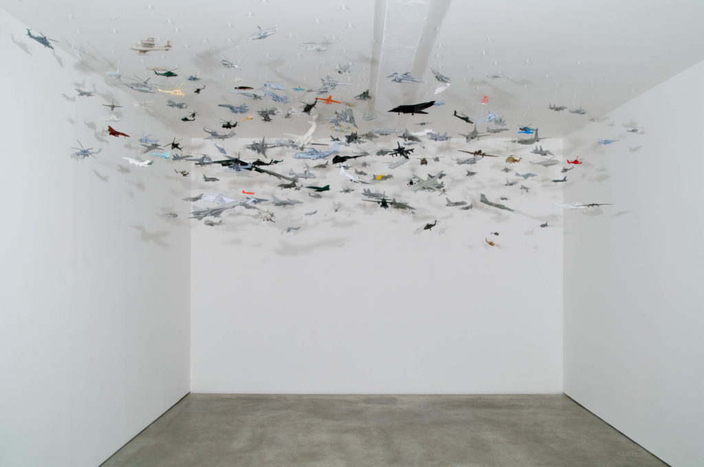 Fiona Banner, Parade, 2006, installation view at Parasol unit, London, 2009. Photography by Raine Smith
