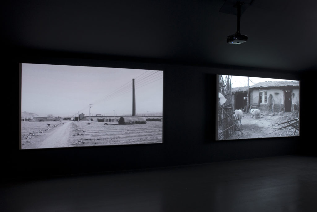 Yang Fudong: One half of August, installation view at Parasol unit, London, 2011. Photography by Hugo Glendinning
