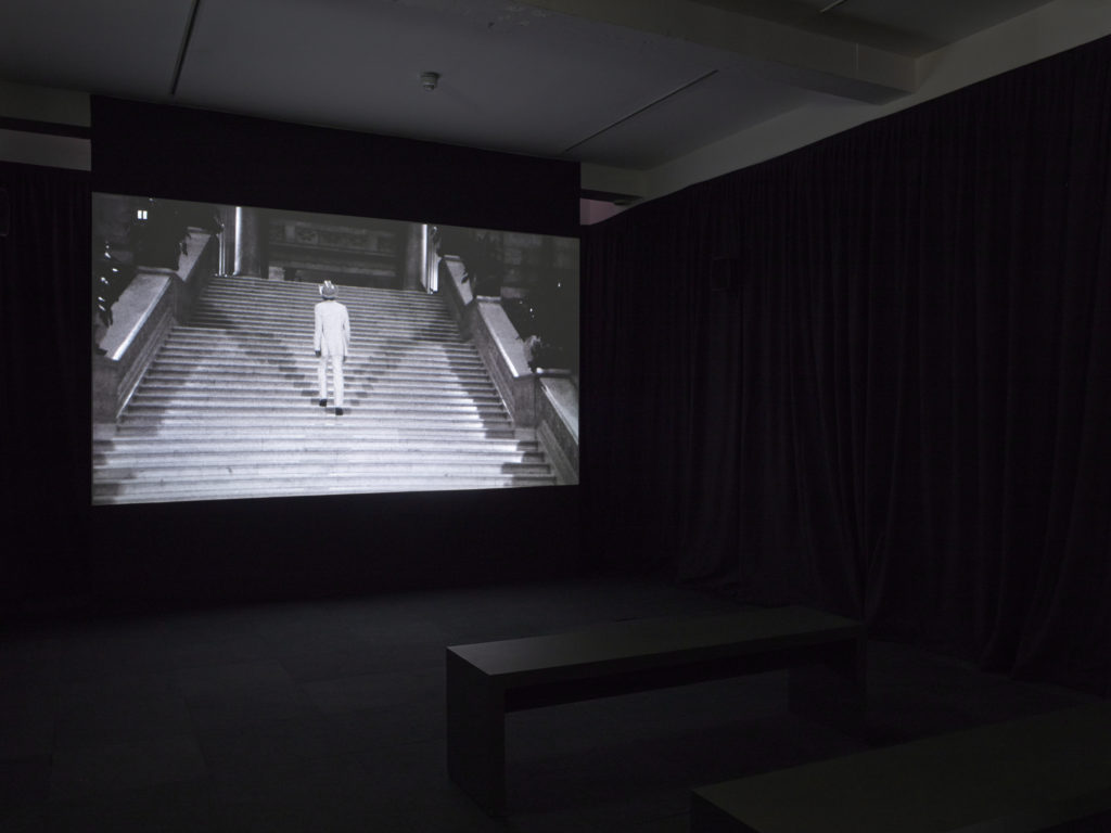 Shezad Dawood: Towards the Possible Film, installation view at Parasol unit, London. Photography by Stephen White.
