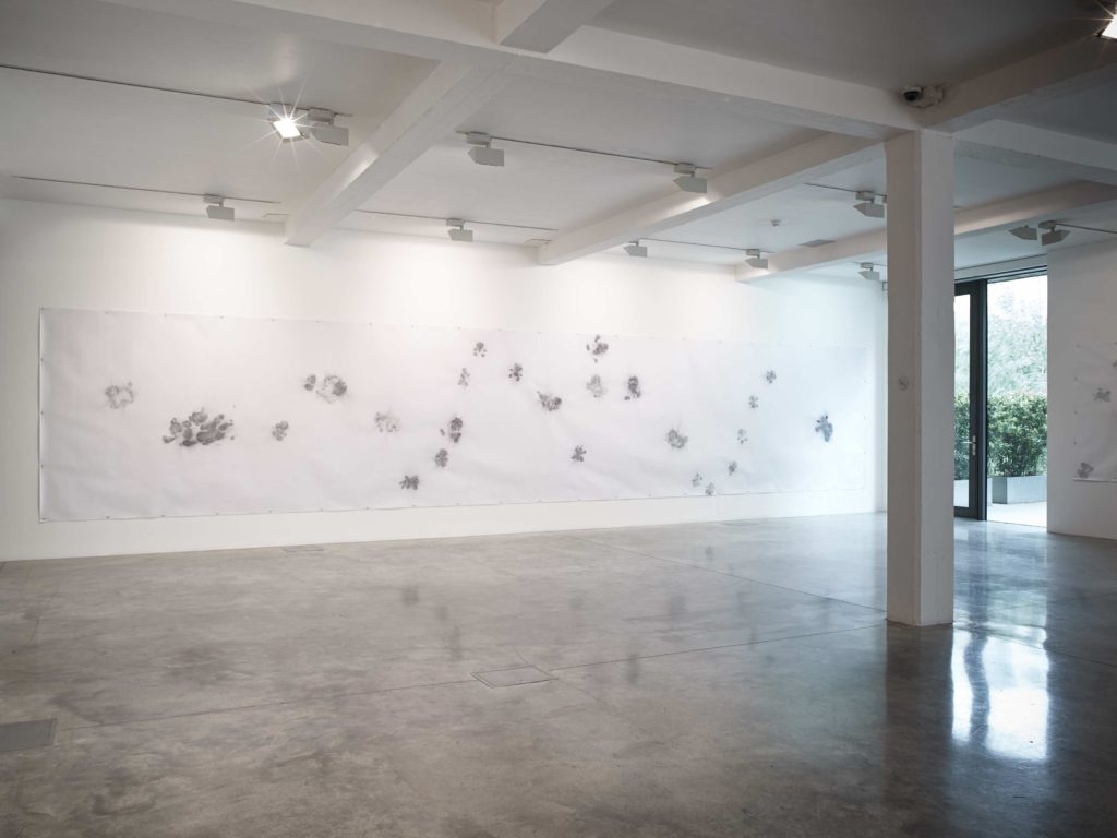 Jimmie Durham: Traces and Shiny Evidence, installation view at Parasol unit, London, 2014. Photography by Stephen White.
