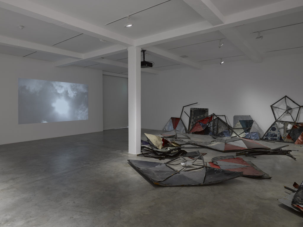 Julian Charrière: For They That Sow the Wind, installation view at Parasol unit, London. Photography by Jack Hems.
