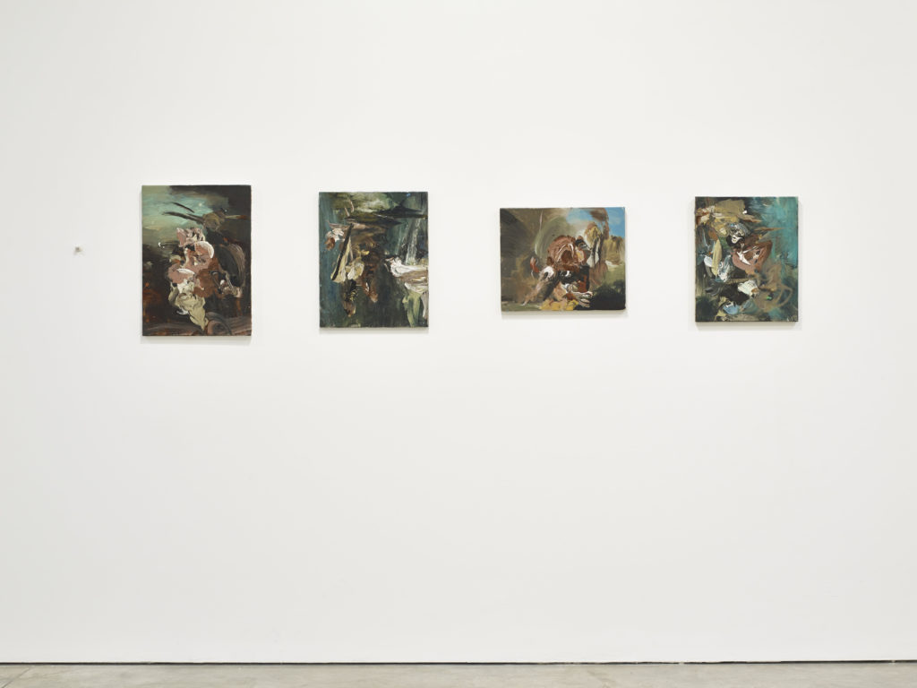 Katy Moran, installation view at Parasol unit, London. Photography by Stephen White.
