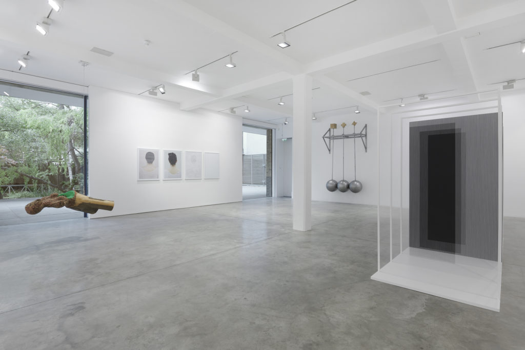 Installation view of Nine Iranian Artists in London: THE SPARK IS YOU at Parasol unit, London, 2019. Photography by Benjamin Westoby.
